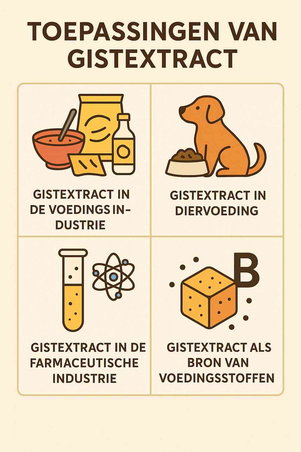 Toepassingen van gistextract