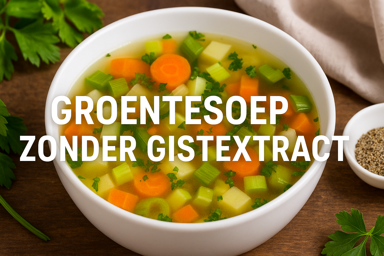 Kooktips zonder gistextract